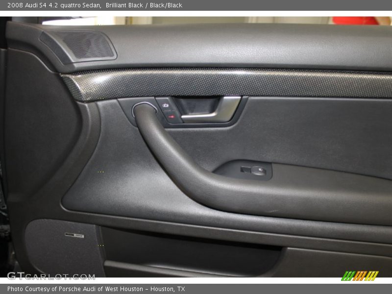 Brilliant Black / Black/Black 2008 Audi S4 4.2 quattro Sedan
