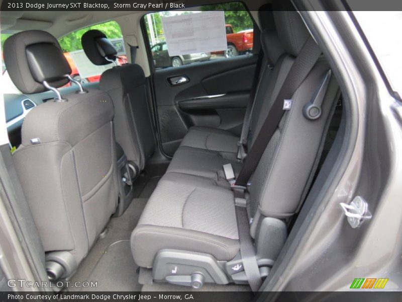 Storm Gray Pearl / Black 2013 Dodge Journey SXT Blacktop