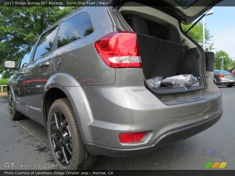 Storm Gray Pearl / Black 2013 Dodge Journey SXT Blacktop