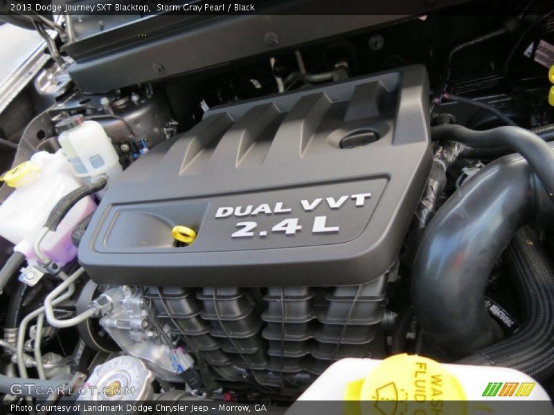 Storm Gray Pearl / Black 2013 Dodge Journey SXT Blacktop