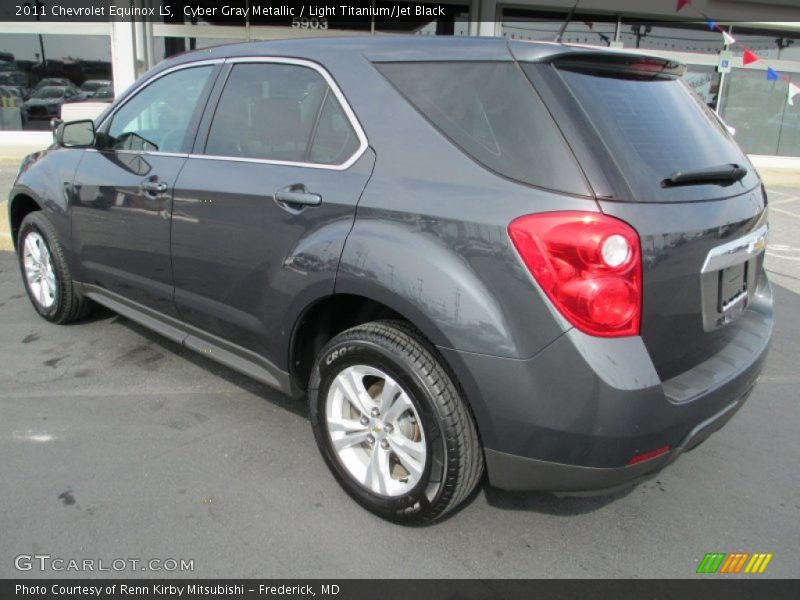 Cyber Gray Metallic / Light Titanium/Jet Black 2011 Chevrolet Equinox LS