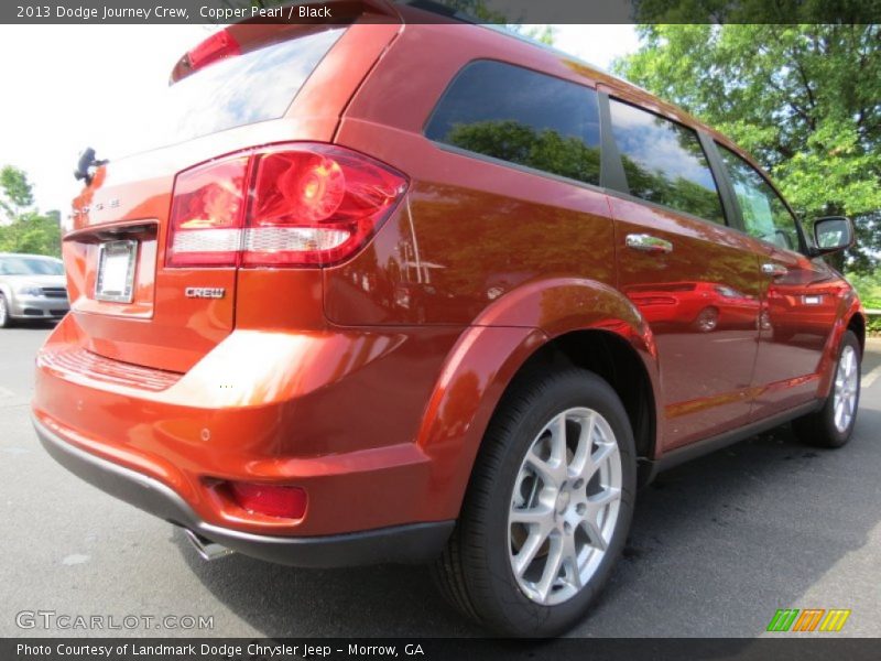 Copper Pearl / Black 2013 Dodge Journey Crew