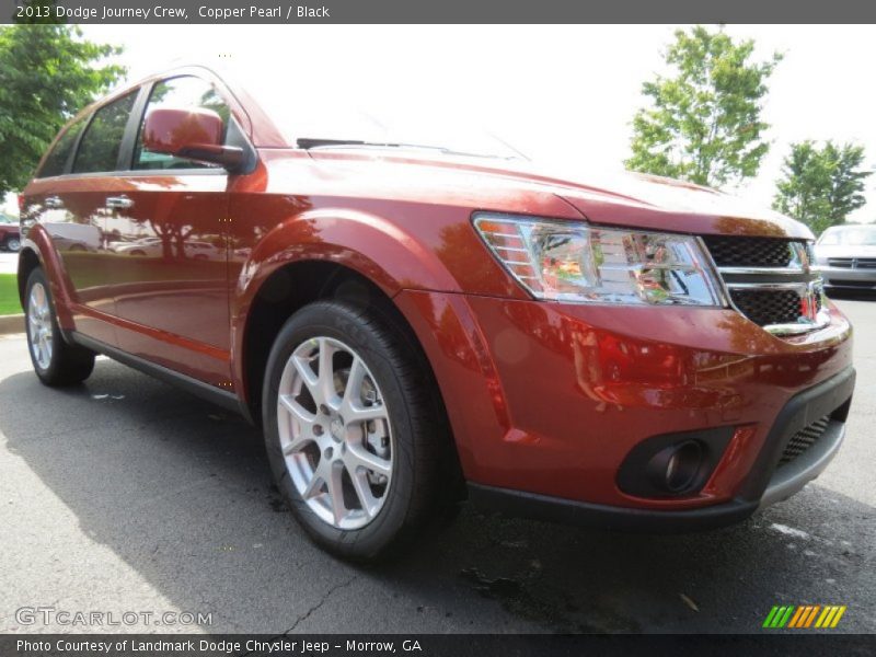Copper Pearl / Black 2013 Dodge Journey Crew