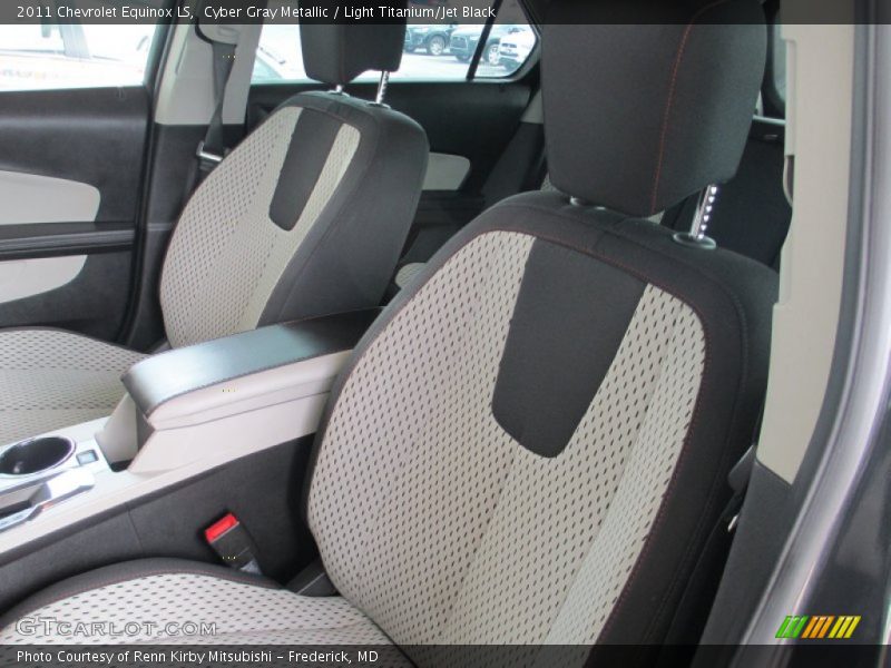 Cyber Gray Metallic / Light Titanium/Jet Black 2011 Chevrolet Equinox LS