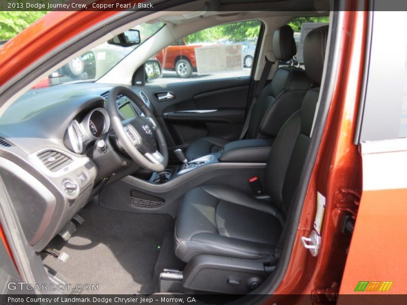 Copper Pearl / Black 2013 Dodge Journey Crew