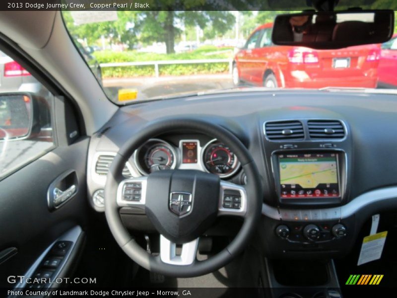 Copper Pearl / Black 2013 Dodge Journey Crew