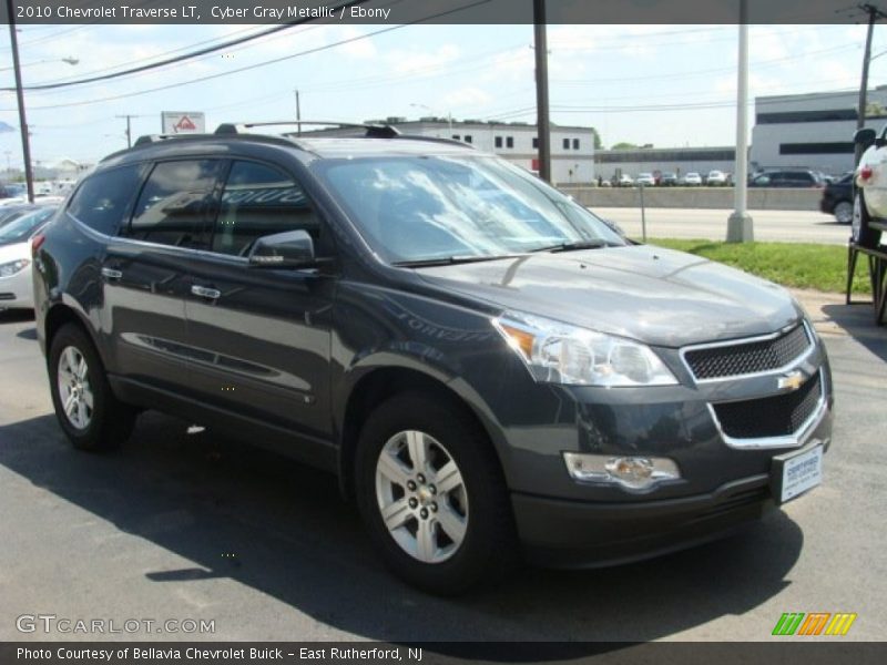 Cyber Gray Metallic / Ebony 2010 Chevrolet Traverse LT