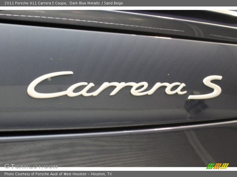 Dark Blue Metallic / Sand Beige 2011 Porsche 911 Carrera S Coupe