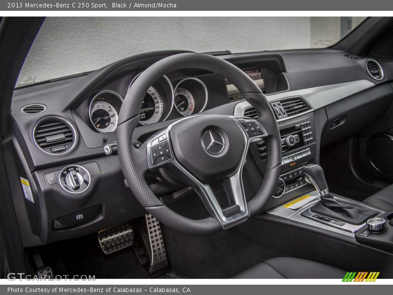 Black / Almond/Mocha 2013 Mercedes-Benz C 250 Sport