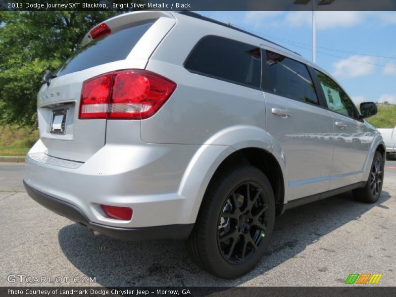 Bright Silver Metallic / Black 2013 Dodge Journey SXT Blacktop