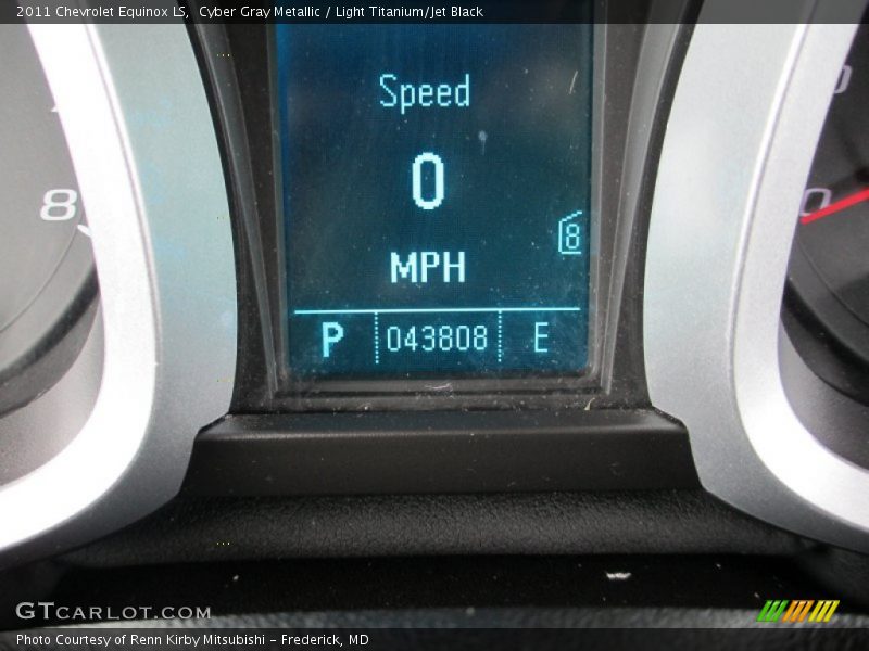 Cyber Gray Metallic / Light Titanium/Jet Black 2011 Chevrolet Equinox LS