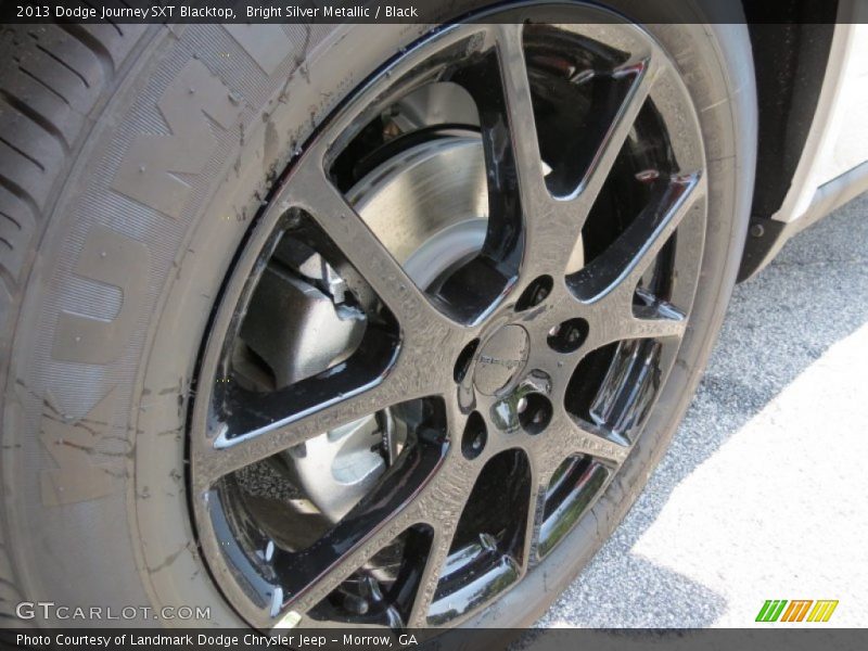 Bright Silver Metallic / Black 2013 Dodge Journey SXT Blacktop