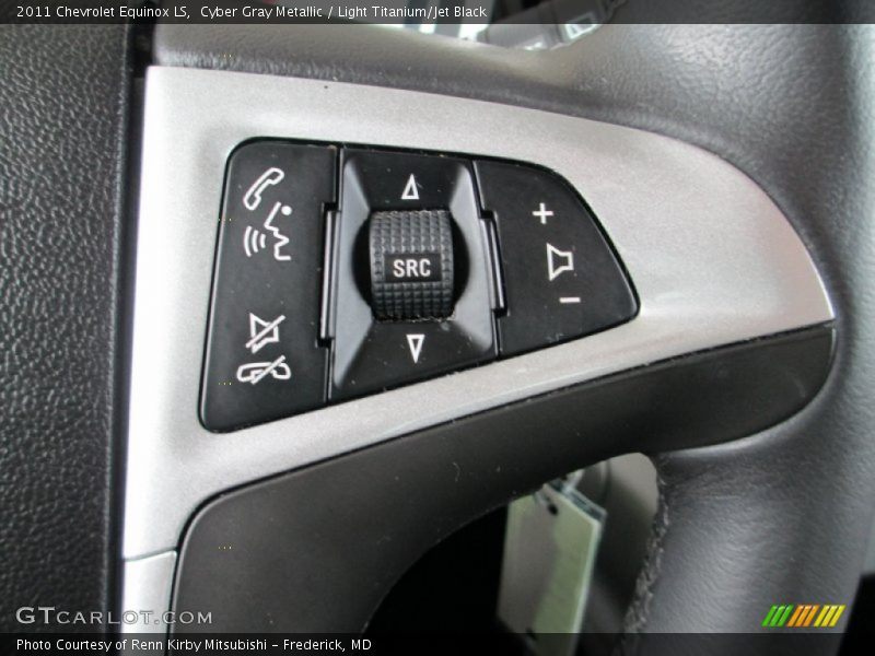 Cyber Gray Metallic / Light Titanium/Jet Black 2011 Chevrolet Equinox LS