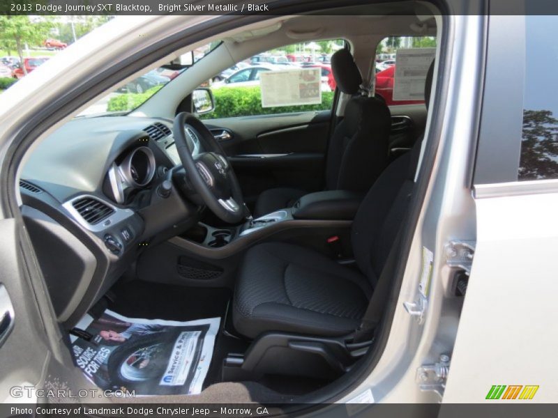 Bright Silver Metallic / Black 2013 Dodge Journey SXT Blacktop