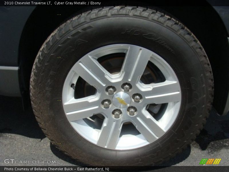 Cyber Gray Metallic / Ebony 2010 Chevrolet Traverse LT
