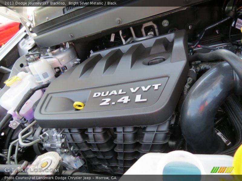 Bright Silver Metallic / Black 2013 Dodge Journey SXT Blacktop