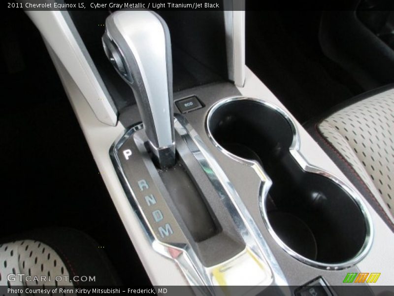 Cyber Gray Metallic / Light Titanium/Jet Black 2011 Chevrolet Equinox LS