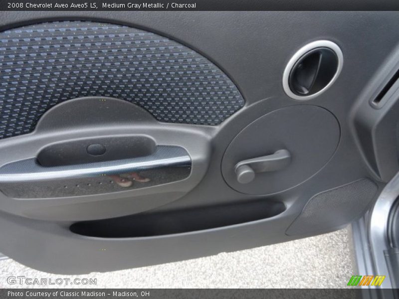 Medium Gray Metallic / Charcoal 2008 Chevrolet Aveo Aveo5 LS