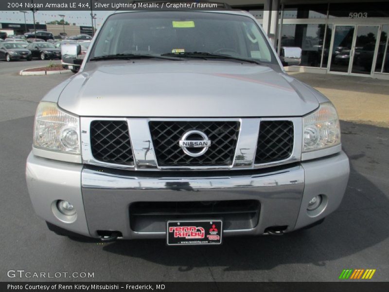 Silver Lightning Metallic / Graphite/Titanium 2004 Nissan Armada LE 4x4