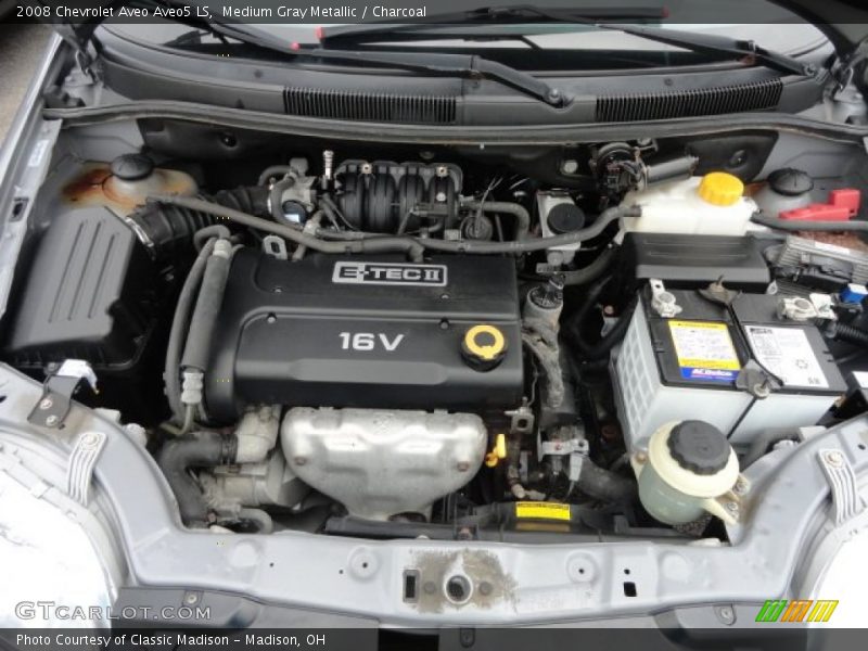  2008 Aveo Aveo5 LS Engine - 1.6L DOHC 16 Valve 4 Cylinder