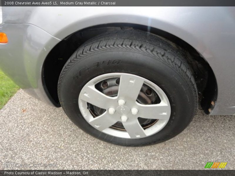 Medium Gray Metallic / Charcoal 2008 Chevrolet Aveo Aveo5 LS