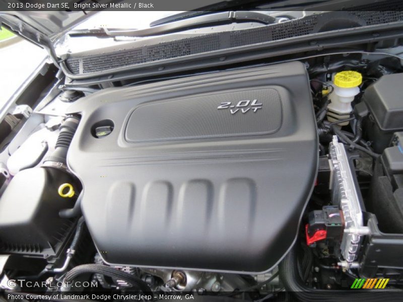 Bright Silver Metallic / Black 2013 Dodge Dart SE