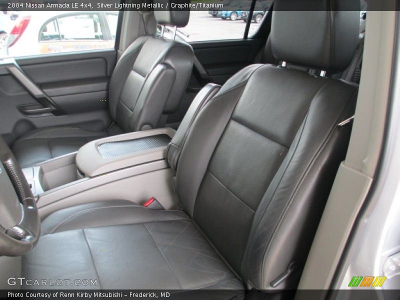 Silver Lightning Metallic / Graphite/Titanium 2004 Nissan Armada LE 4x4