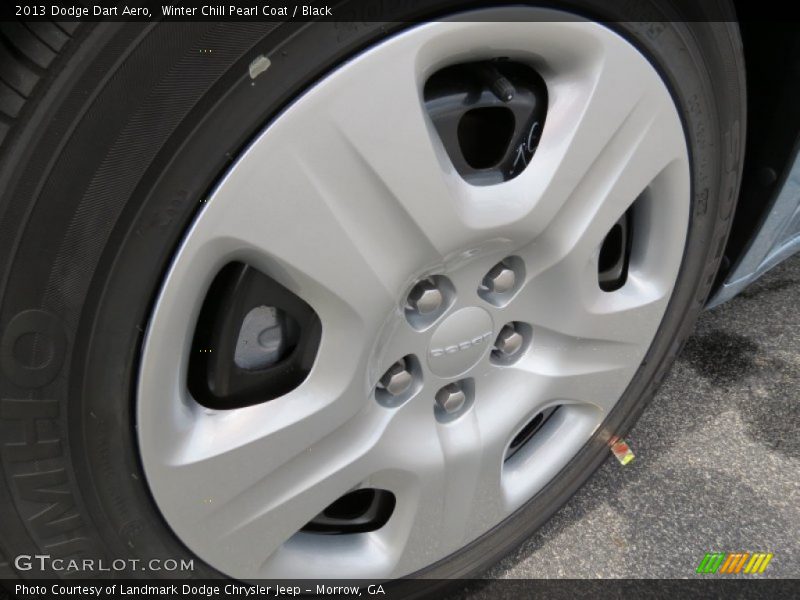 Winter Chill Pearl Coat / Black 2013 Dodge Dart Aero