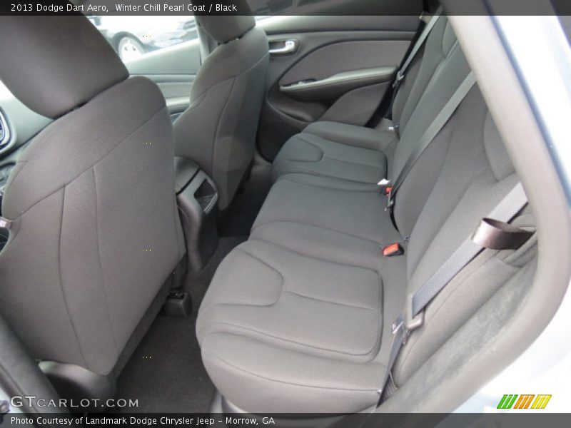 Winter Chill Pearl Coat / Black 2013 Dodge Dart Aero