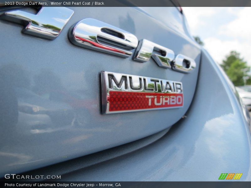 Winter Chill Pearl Coat / Black 2013 Dodge Dart Aero