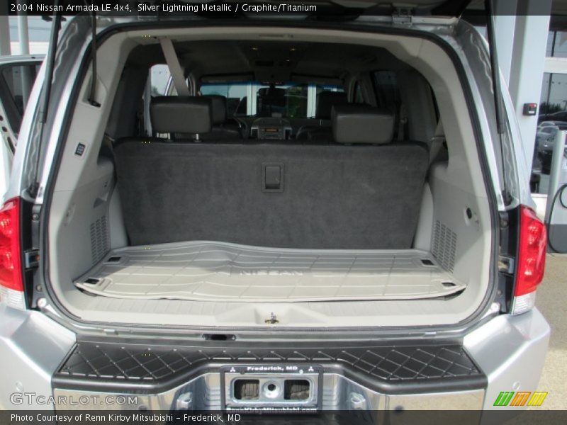 Silver Lightning Metallic / Graphite/Titanium 2004 Nissan Armada LE 4x4