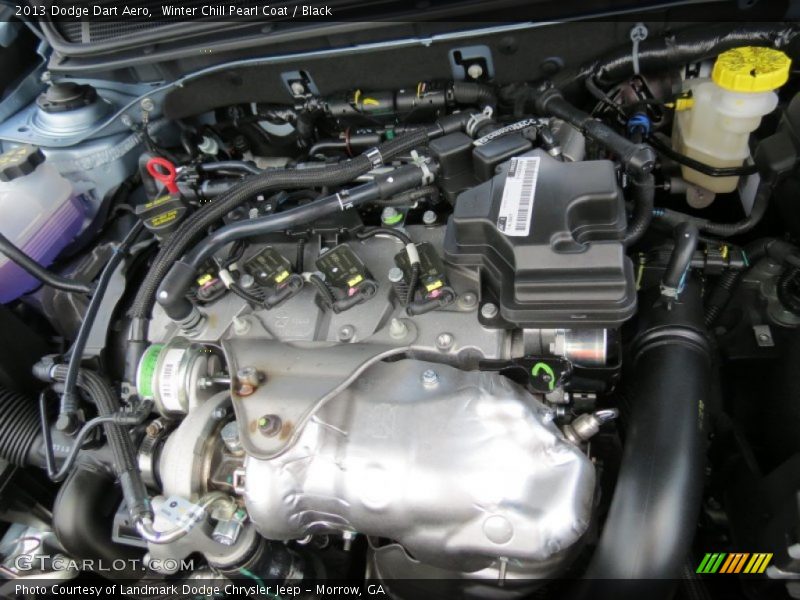 Winter Chill Pearl Coat / Black 2013 Dodge Dart Aero