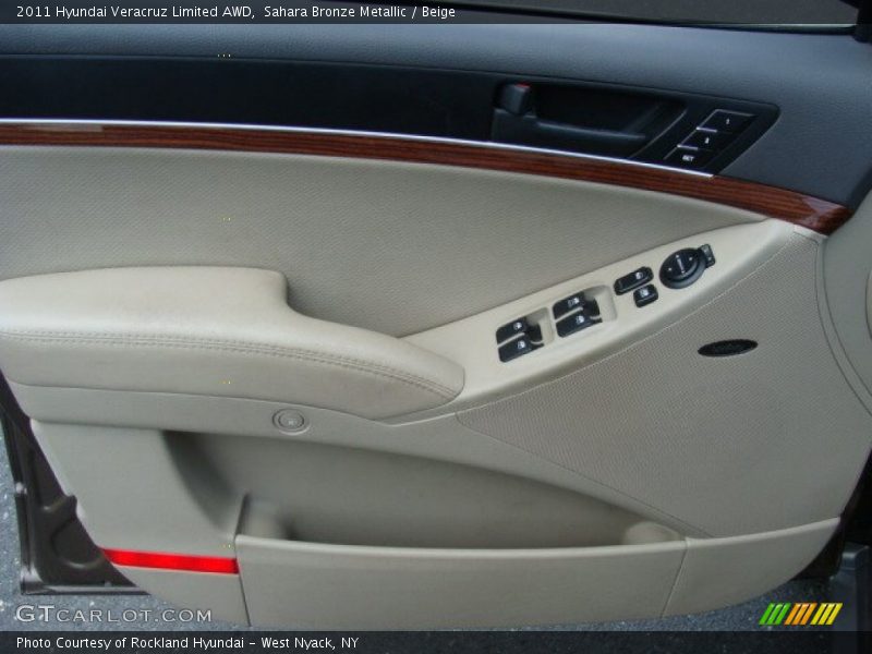 Sahara Bronze Metallic / Beige 2011 Hyundai Veracruz Limited AWD