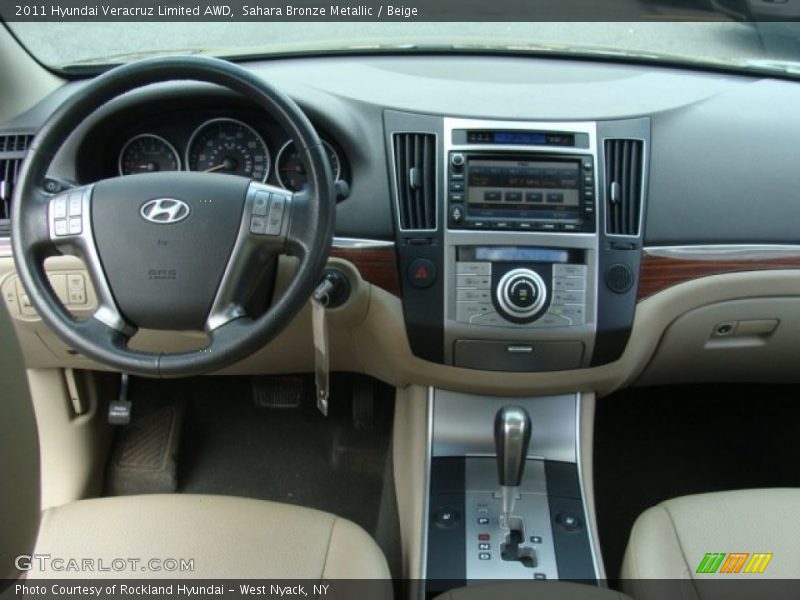 Sahara Bronze Metallic / Beige 2011 Hyundai Veracruz Limited AWD
