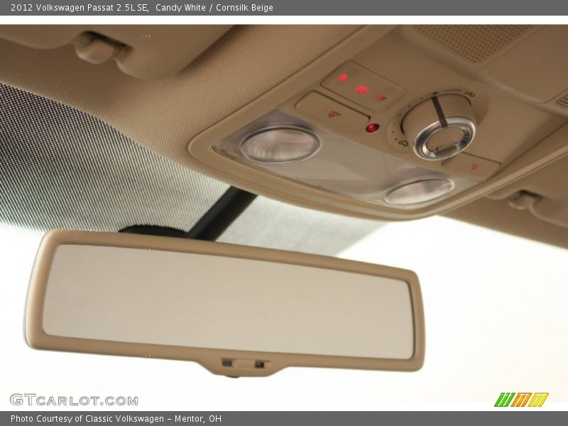 Candy White / Cornsilk Beige 2012 Volkswagen Passat 2.5L SE