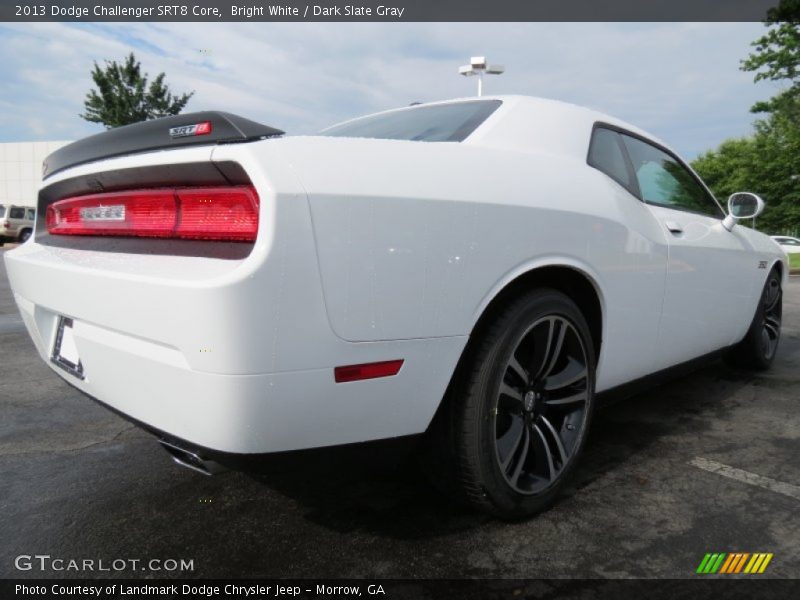 Bright White / Dark Slate Gray 2013 Dodge Challenger SRT8 Core