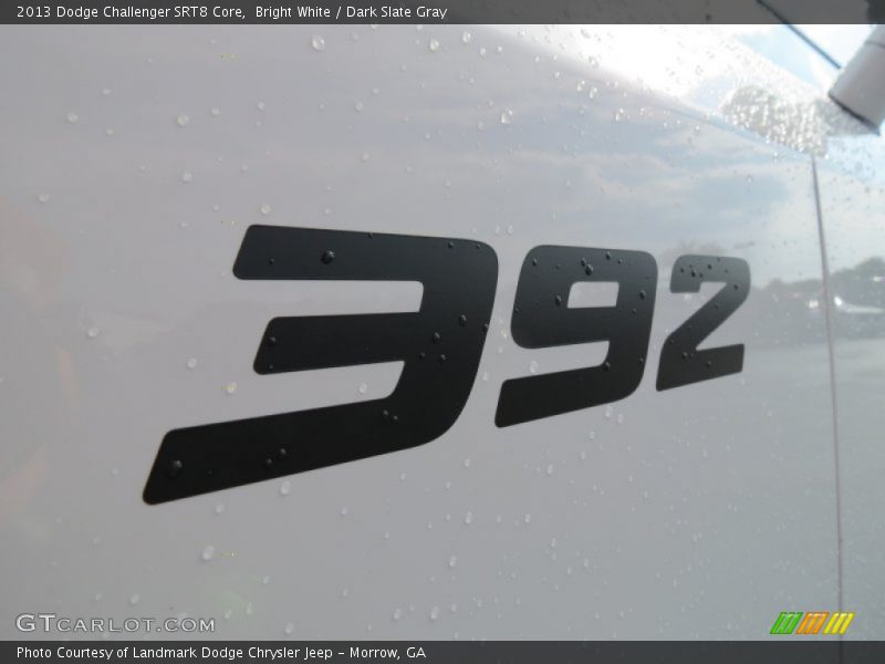 Bright White / Dark Slate Gray 2013 Dodge Challenger SRT8 Core