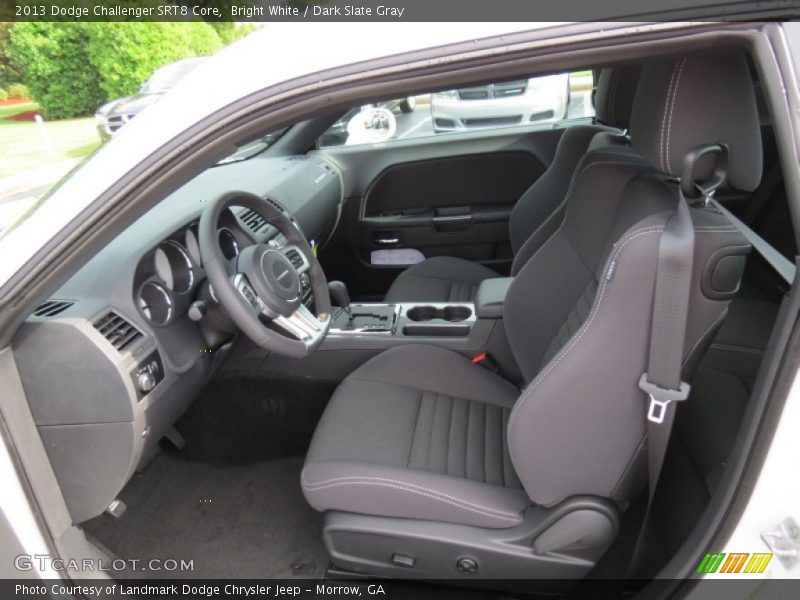 Front Seat of 2013 Challenger SRT8 Core