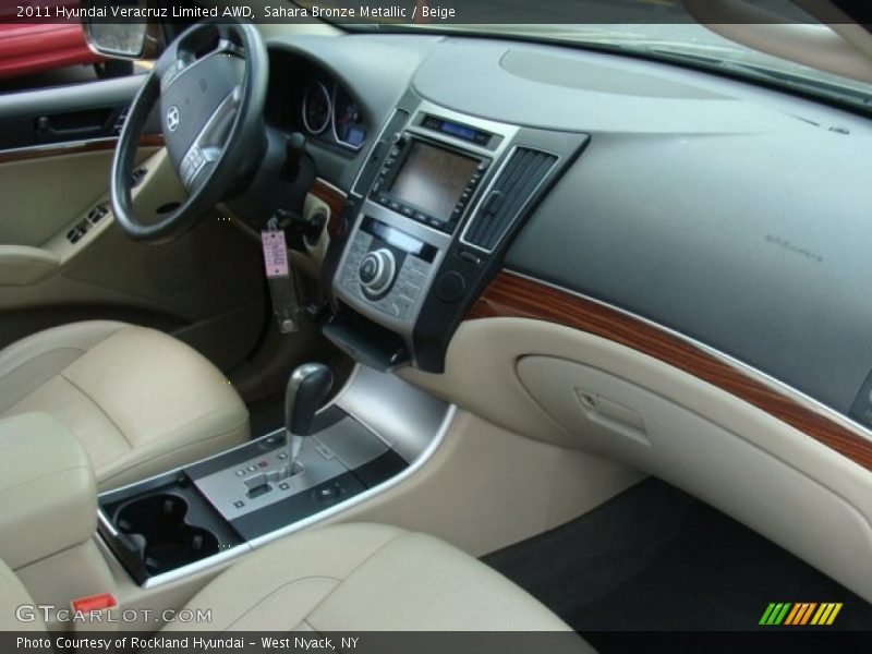 Sahara Bronze Metallic / Beige 2011 Hyundai Veracruz Limited AWD