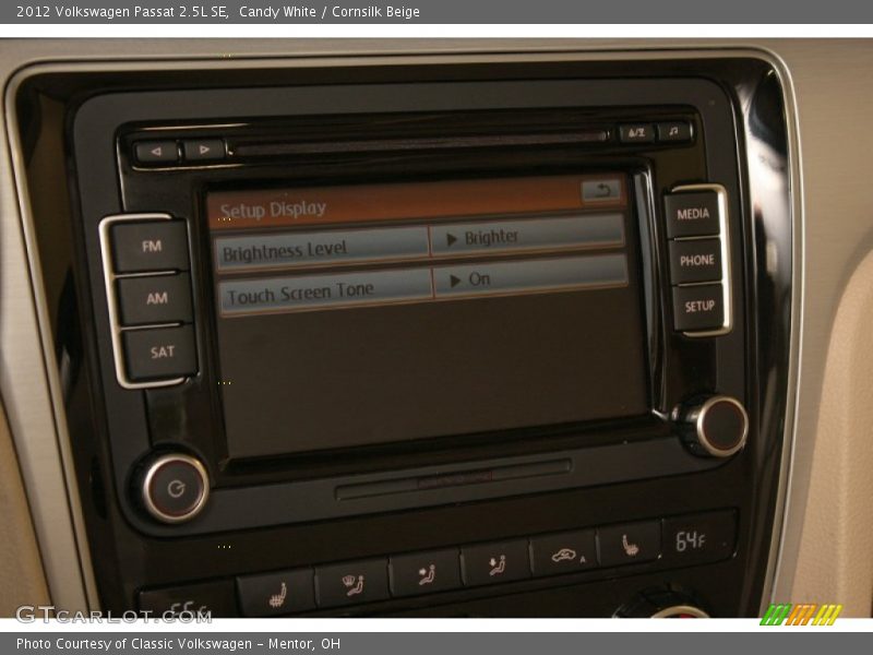 Candy White / Cornsilk Beige 2012 Volkswagen Passat 2.5L SE