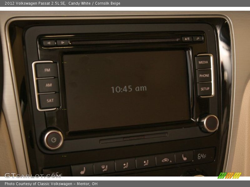 Candy White / Cornsilk Beige 2012 Volkswagen Passat 2.5L SE