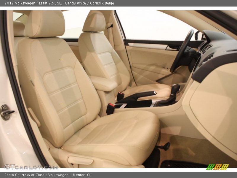 Candy White / Cornsilk Beige 2012 Volkswagen Passat 2.5L SE