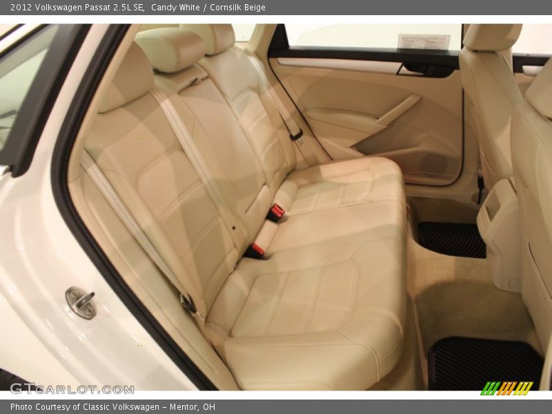 Candy White / Cornsilk Beige 2012 Volkswagen Passat 2.5L SE