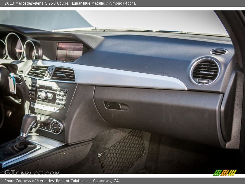 Lunar Blue Metallic / Almond/Mocha 2013 Mercedes-Benz C 250 Coupe