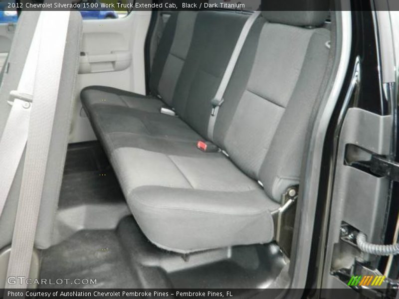 Black / Dark Titanium 2012 Chevrolet Silverado 1500 Work Truck Extended Cab