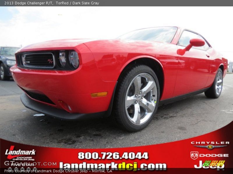 TorRed / Dark Slate Gray 2013 Dodge Challenger R/T