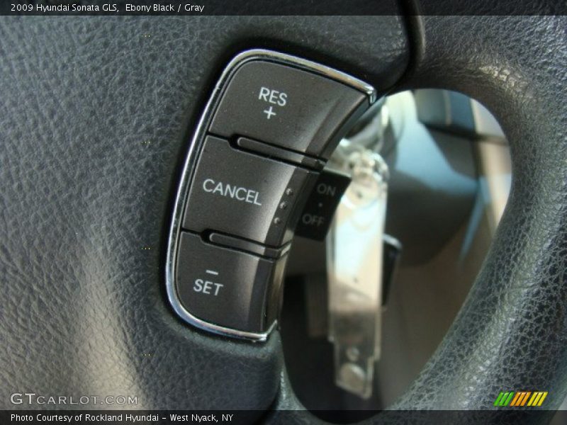 Ebony Black / Gray 2009 Hyundai Sonata GLS