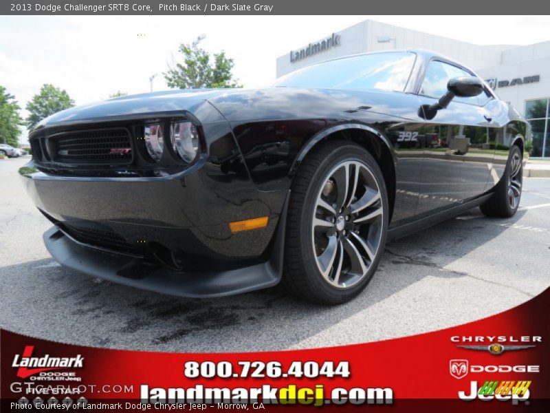 Pitch Black / Dark Slate Gray 2013 Dodge Challenger SRT8 Core