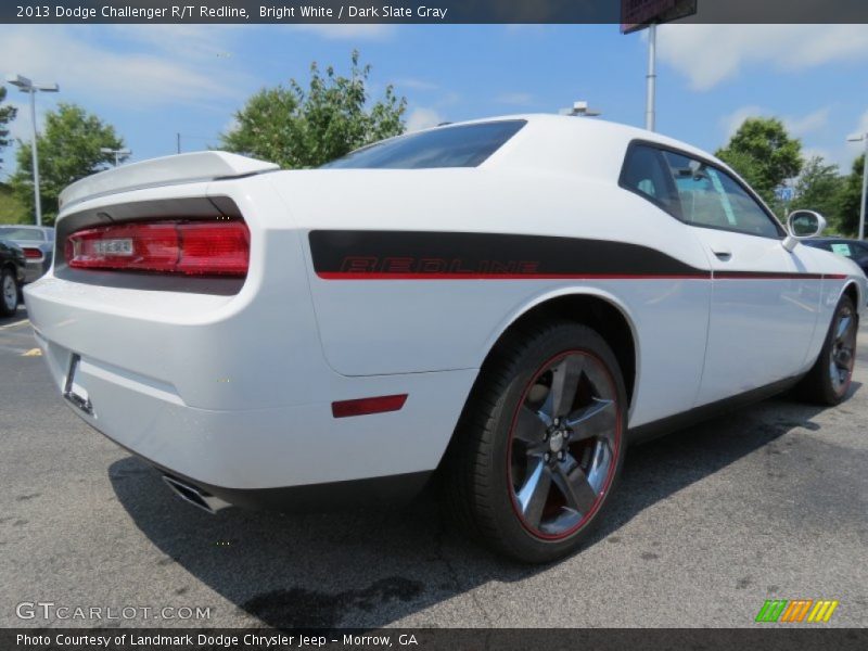 Bright White / Dark Slate Gray 2013 Dodge Challenger R/T Redline