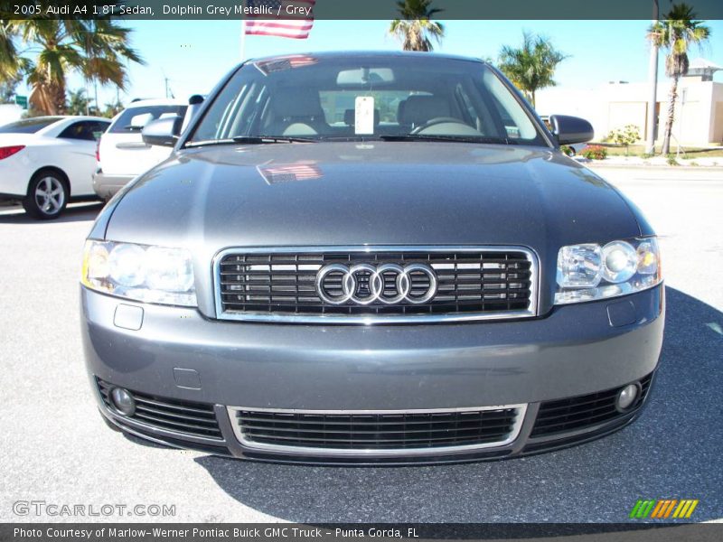 Dolphin Grey Metallic / Grey 2005 Audi A4 1.8T Sedan